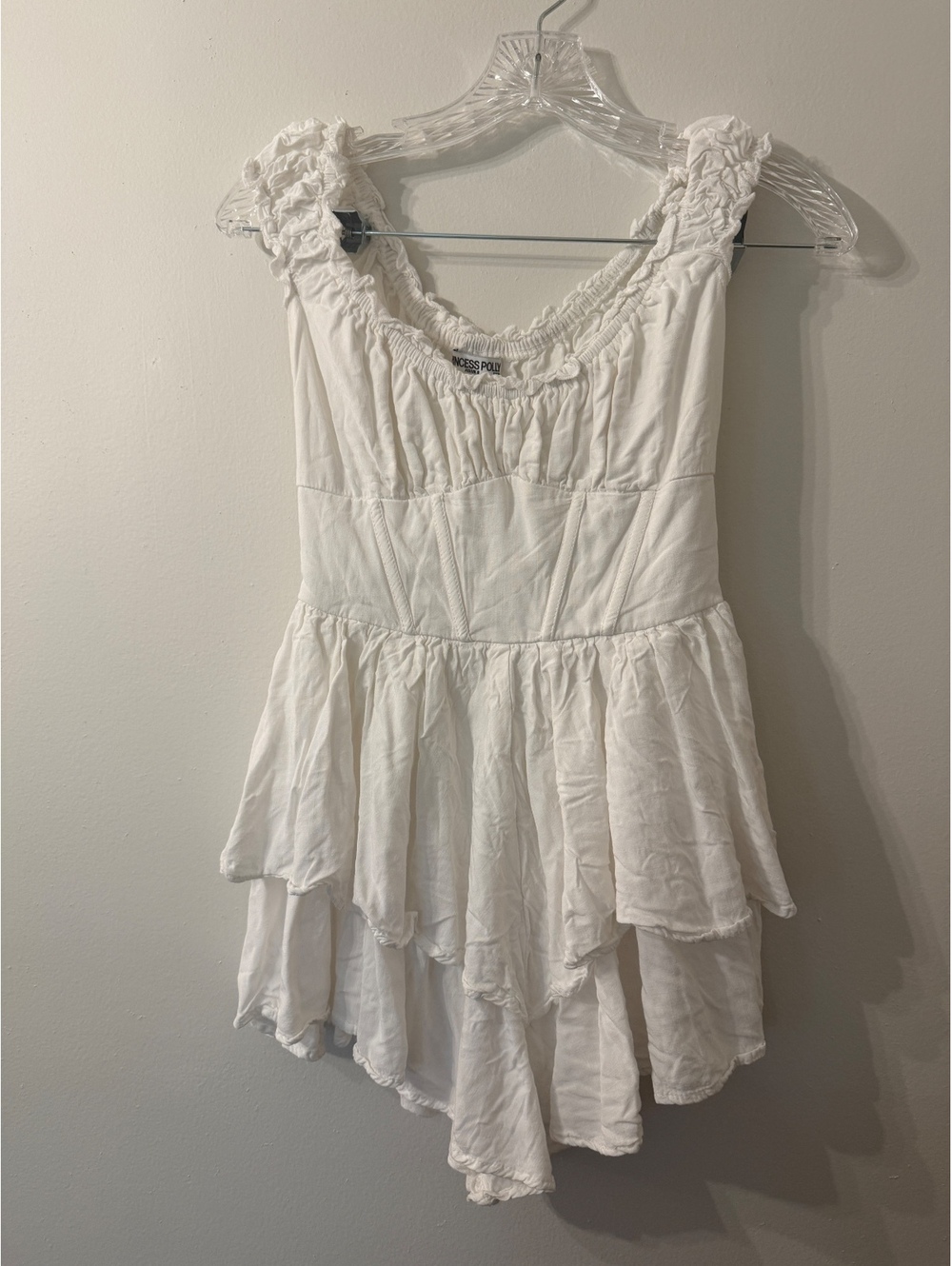 Princess Polly White Tahiti Romper - 4